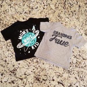 Graphic tee & glow in the dark tee!